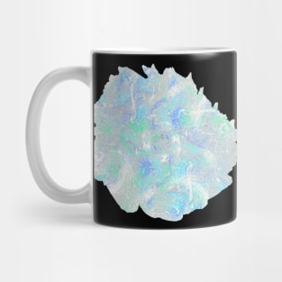 Dripping Brushstrokes Splatter Gray Mug